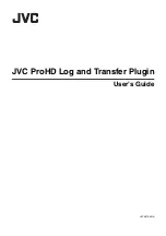 JVC ProHD Log User Manual preview