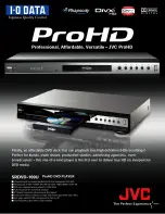 Preview for 1 page of JVC ProHD SRDVD-1000U Specifications