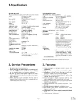 Предварительный просмотр 3 страницы JVC QL-F6 Service Manual