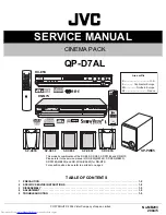 JVC QP-D7AL Service Manual preview