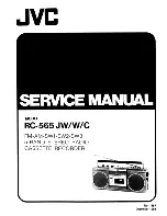 Предварительный просмотр 1 страницы JVC RC-565 C Service Manual