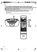 Preview for 36 page of JVC RC-BF10 (German) Bedienungsanleitung