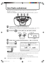 Preview for 40 page of JVC RC-BF10 (German) Bedienungsanleitung