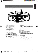 Предварительный просмотр 8 страницы JVC RC-BM5 Instructions Manual