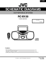 JVC RC-BX30 Schematic Diagrams preview