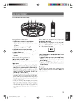 Предварительный просмотр 66 страницы JVC RC-EX25SE Instructions Manual