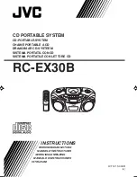 Предварительный просмотр 1 страницы JVC RC-EX30B Instructions Manual