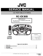 Preview for 1 page of JVC RC-EX30B Service Manual