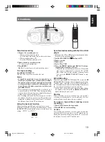 Preview for 23 page of JVC RC-EZ38S Instructions Manual