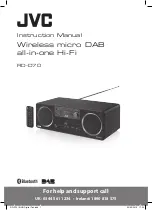 JVC RD-D70 Instruction Manual предпросмотр