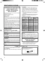 Preview for 4 page of JVC RM-HP250AU Instructions Manual