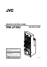 JVC RM-LP25 Instructions Manual предпросмотр