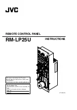 JVC RM-LP25U Instructions Manual предпросмотр