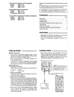 Preview for 2 page of JVC RM-LP57 Instructions Manual