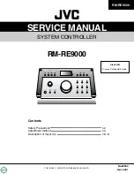 Предварительный просмотр 1 страницы JVC RM-RE9000 Service Manual