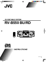 Preview for 1 page of JVC RV-B550 BU/RD Instructions Manual