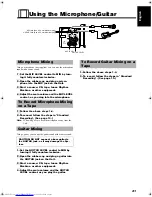 Preview for 25 page of JVC RV-DP100BK Instructions Manual