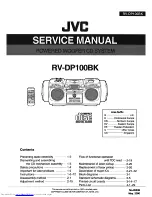 JVC RV-DP100BK Service Manual preview