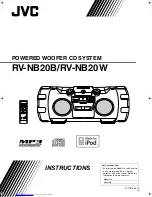 JVC RV-NB20B Instructions Manual предпросмотр