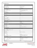 Preview for 2 page of JVC RV-NB70B Specifications