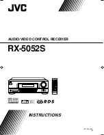 Предварительный просмотр 1 страницы JVC RX-5052S Instructions Manual