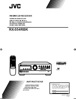 JVC RX-554RBK Instructions Manual предпросмотр