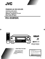 JVC RX-558RBK Instructions Manual preview