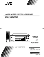 Предварительный просмотр 1 страницы JVC RX-558VBK Instructions Manual