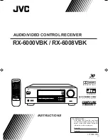 JVC RX-6000VBK Instructions Manual предпросмотр