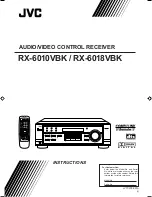 JVC RX-6010VBK Instructions Manual предпросмотр