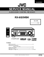 JVC RX-6020VBK Service Manual предпросмотр