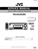 Предварительный просмотр 1 страницы JVC RX-6030VBK Service Manual