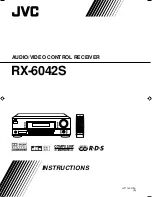 JVC RX-6042S Instructions Manual preview