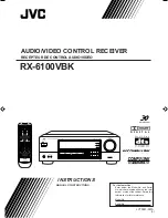 Preview for 1 page of JVC RX-6100VBK Instructions Manual