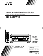 Preview for 1 page of JVC RX-6510VBK Instructions Manual