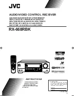 Preview for 1 page of JVC RX-668RBK Instructions Manual