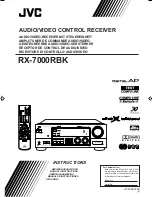 JVC RX-7000RBK Instructions Manual предпросмотр