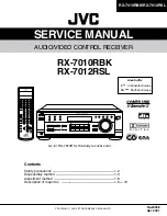 Preview for 1 page of JVC RX-7010RBK Service Manual