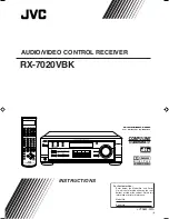 JVC RX-7020VBK Instructions Manual предпросмотр