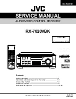 Предварительный просмотр 1 страницы JVC RX-7020VBK Service Manual