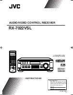 Preview for 1 page of JVC RX-7022RBK Instructions Manual