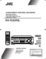 Предварительный просмотр 1 страницы JVC RX-7022RSL (Czech) Přiručka K Obsluze