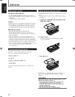 Preview for 4 page of JVC RX-7022RSL (Czech) Přiručka K Obsluze