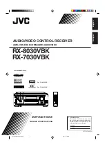 Preview for 1 page of JVC RX-7030VBK Instructions For Use Manual