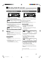 Предварительный просмотр 27 страницы JVC RX-7030VBK Instructions For Use Manual