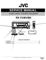 JVC RX-7030VBK Service Manual предпросмотр