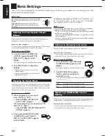 Preview for 14 page of JVC RX-778VBK - Audio/Video Receiver Instruction Manual