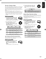 Preview for 17 page of JVC RX-778VBK - Audio/Video Receiver Instruction Manual