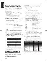 Preview for 46 page of JVC RX-778VBK - Audio/Video Receiver Instruction Manual