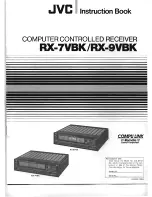 Preview for 1 page of JVC RX-7VBK Instruction Book